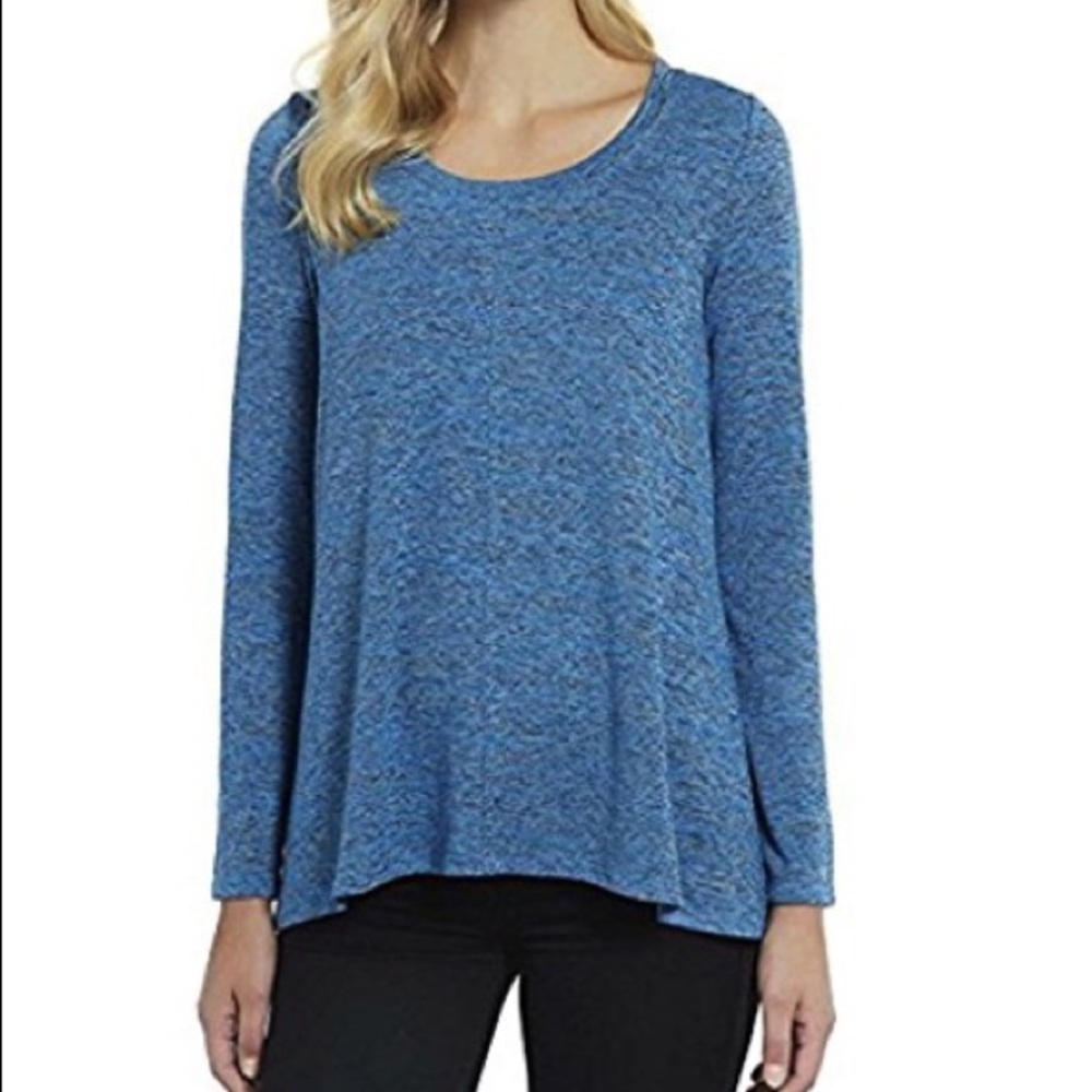 Jones New York Ladies Blue Jay Knit Sweater Top